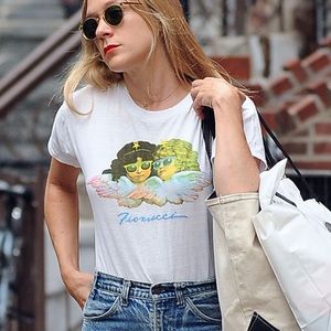 Fiorucci Vintage Angels Slim Fit T-shirt in White